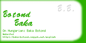 botond baka business card